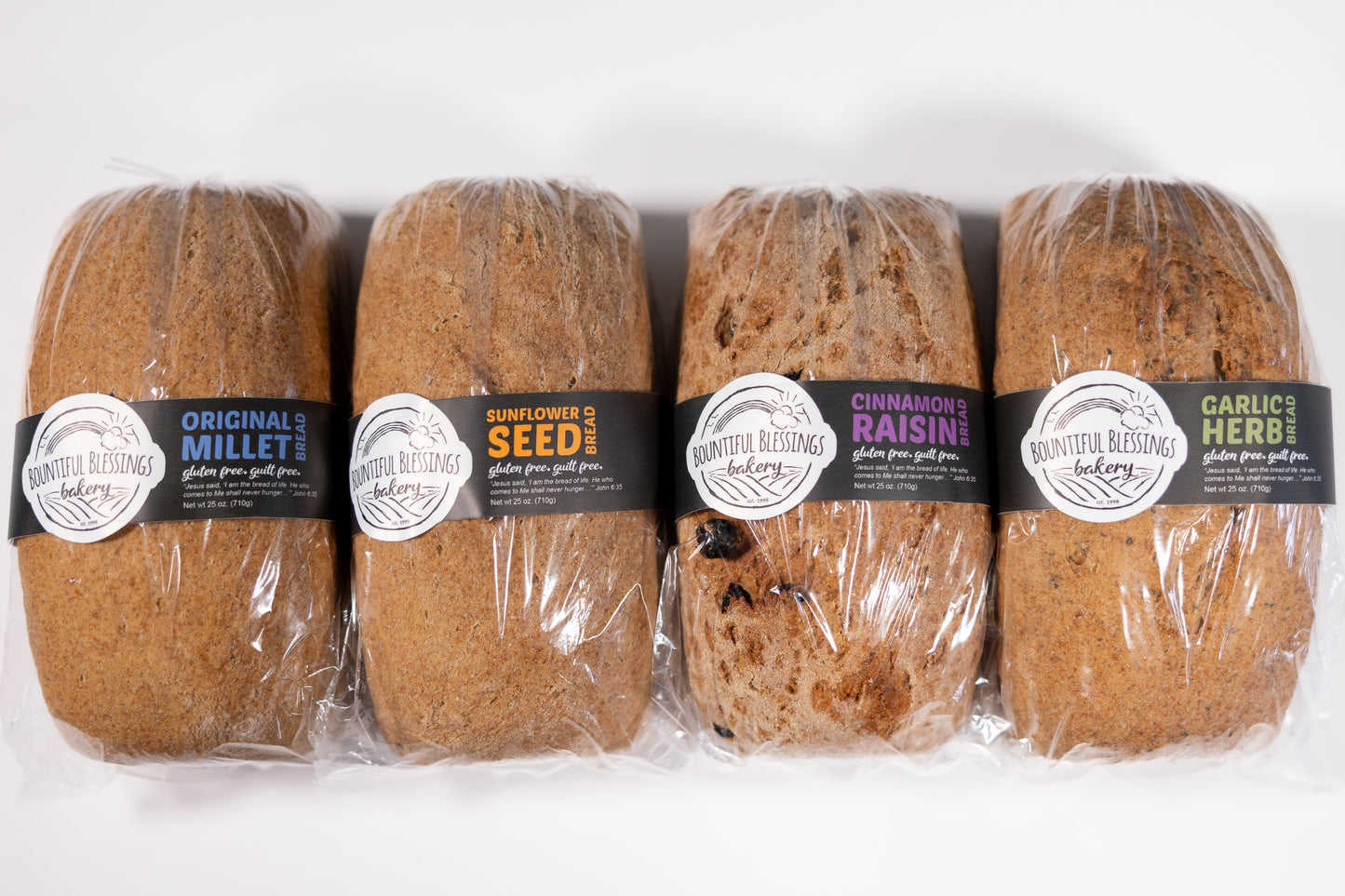 4 GF Loaves - Variety Pack